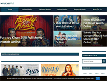 Tablet Screenshot of moviehustle.com